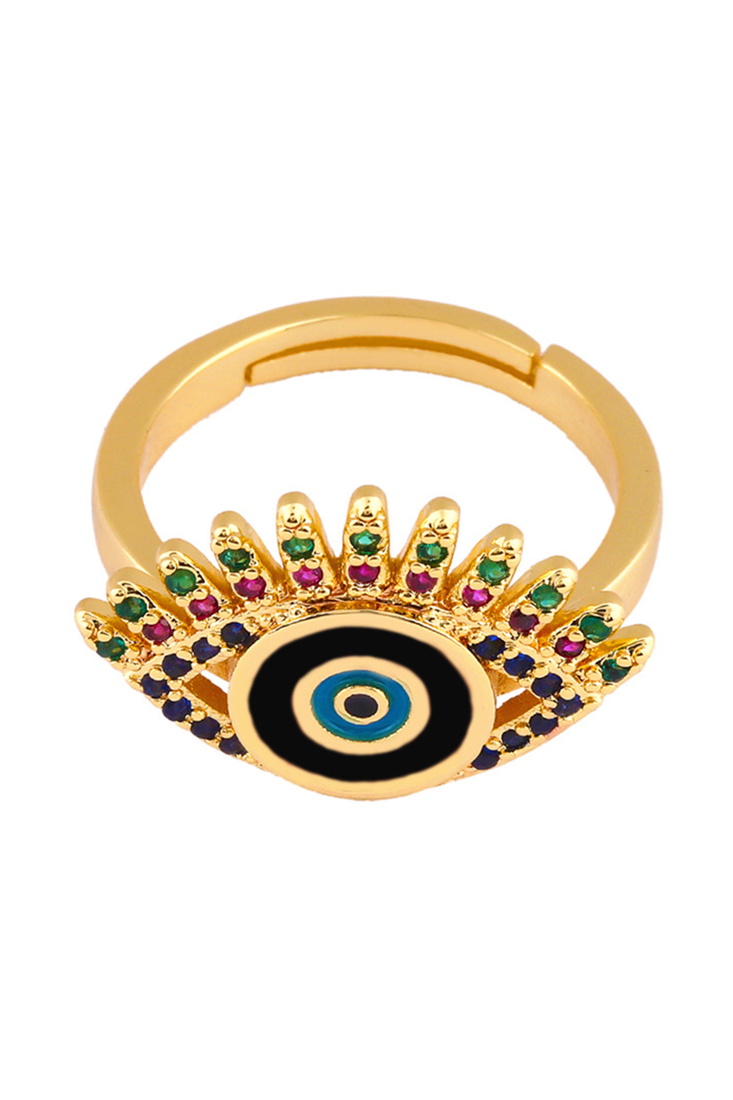 Evil Eye Zircon Ring R1993