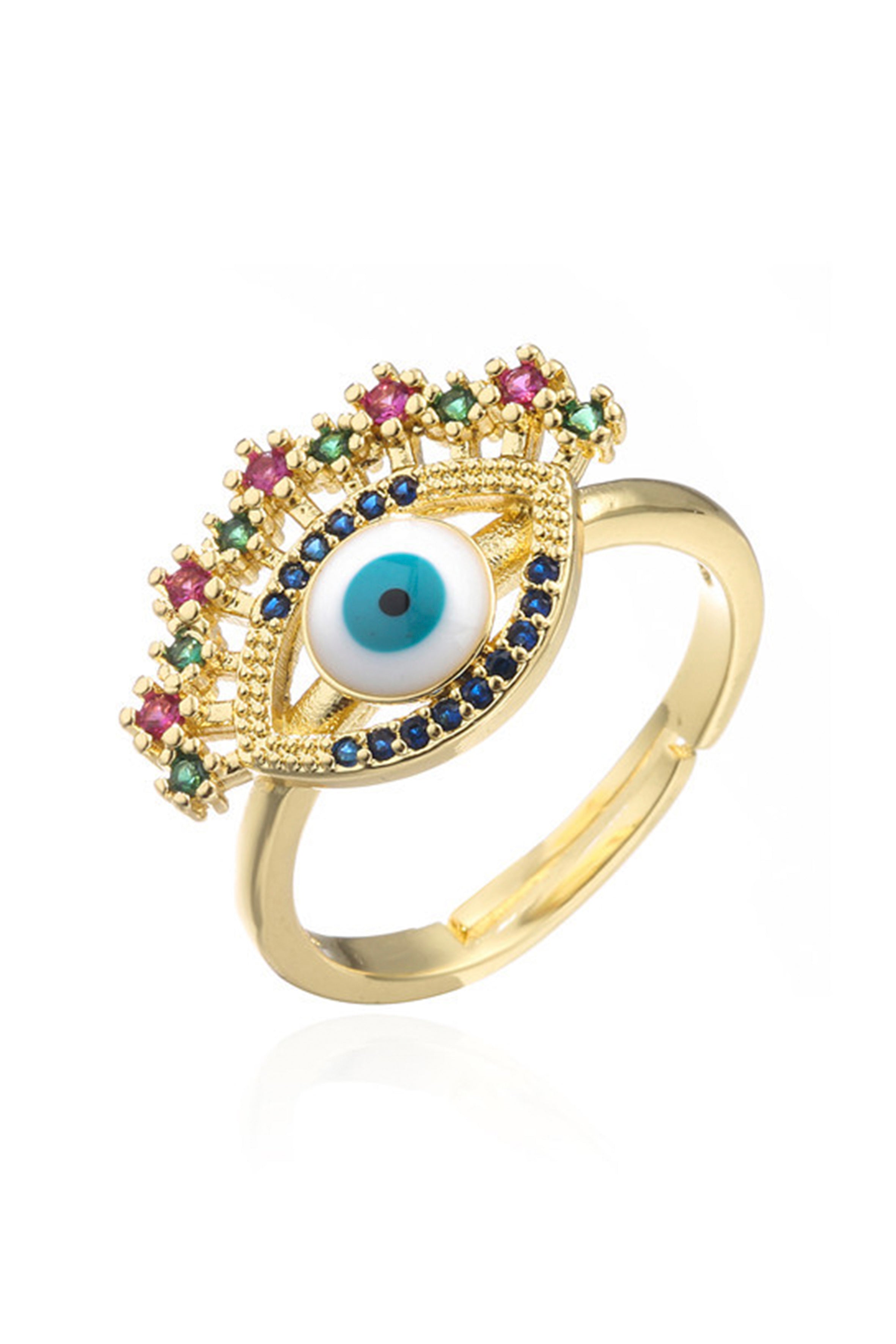 Evil Eye Star Zircon Rings R1999