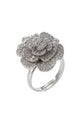 Flower Cubic Zirconia Rings R2224