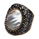 Fresh Water Pearl Rhinestone Alloy Rings R2545