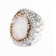 Resin Druzy Alloy Ring R2843