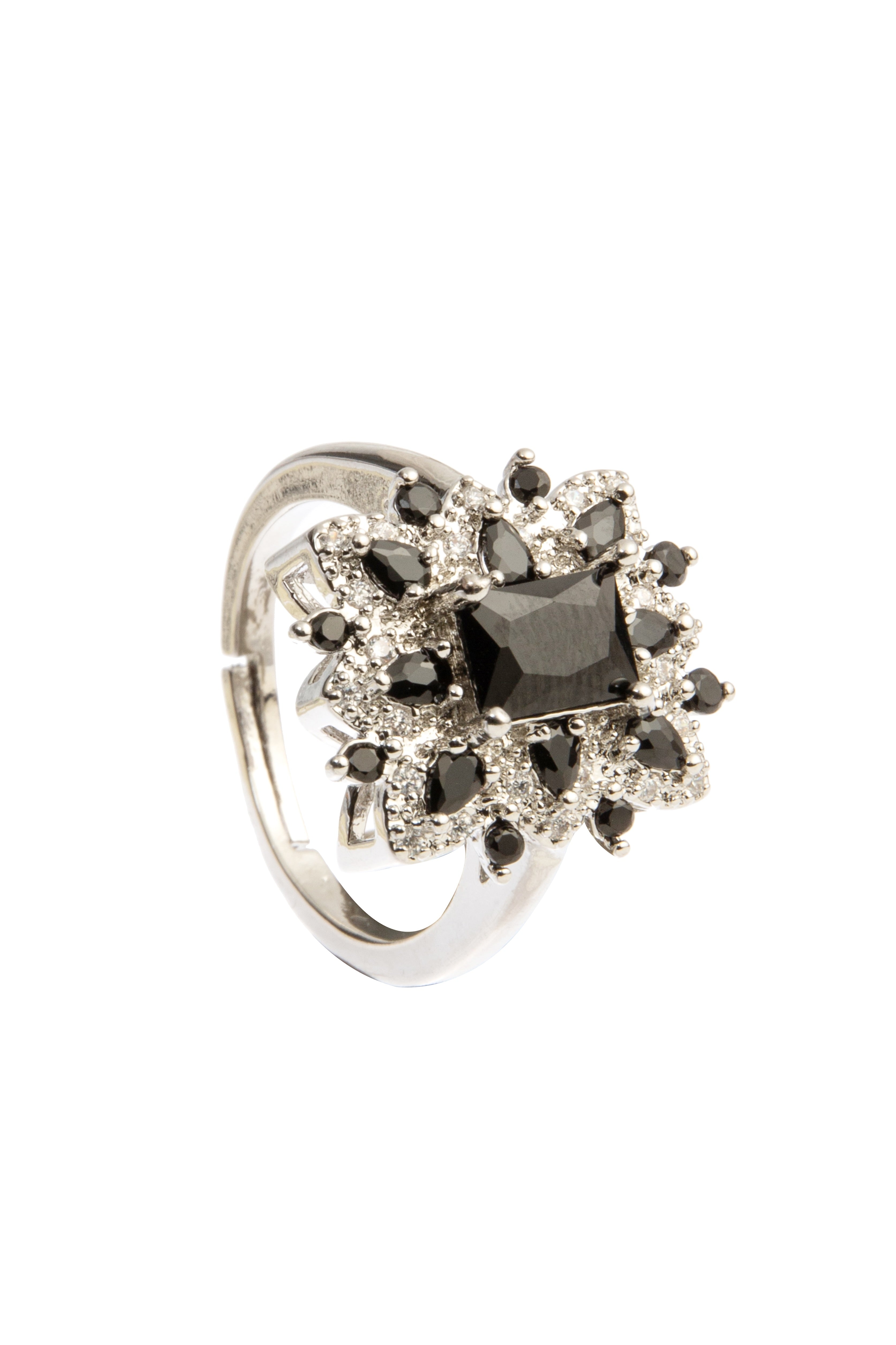 Flower Rhinestone Ring R2647