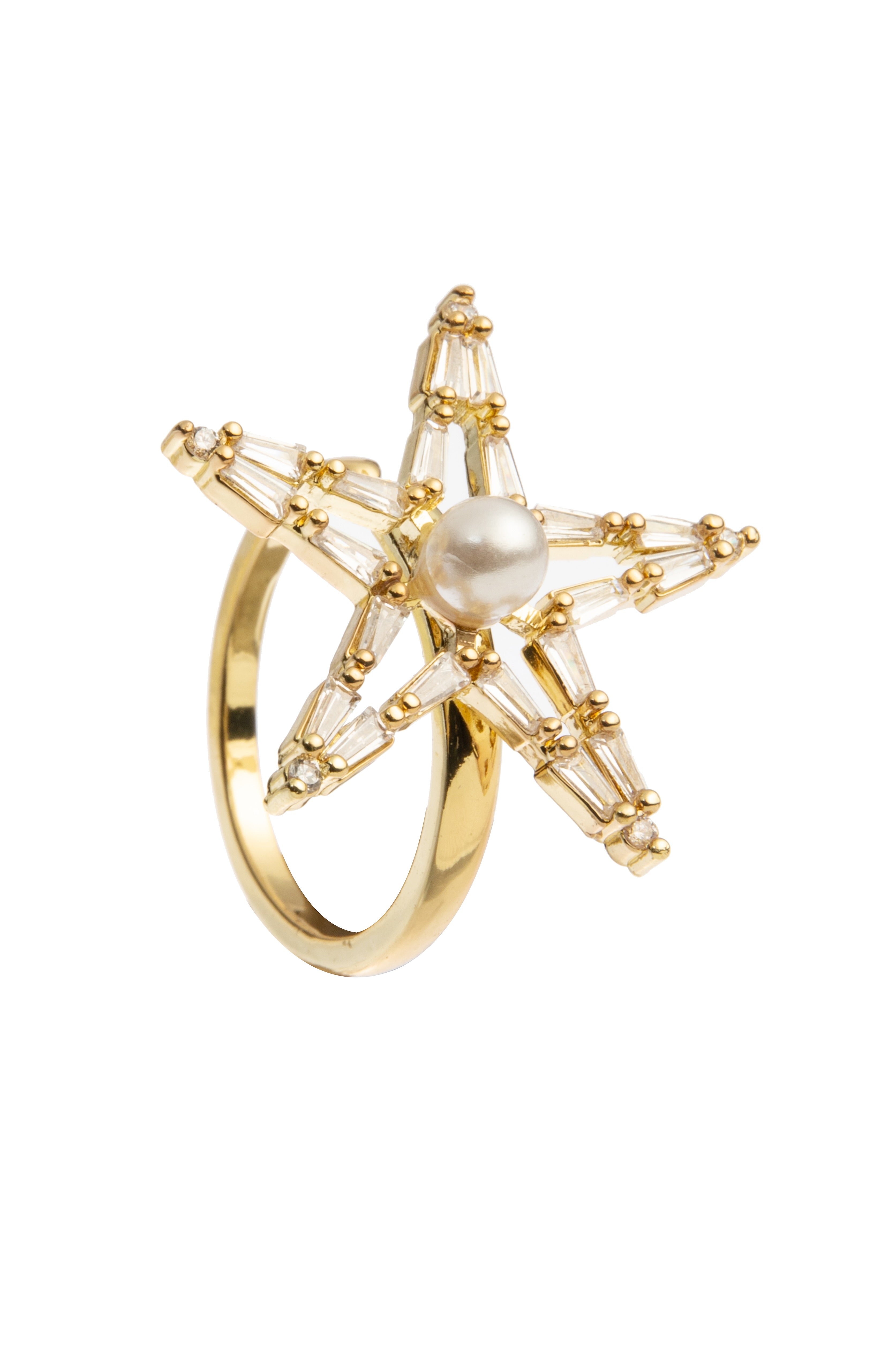 Star Cubic Zirconia Ring R2667