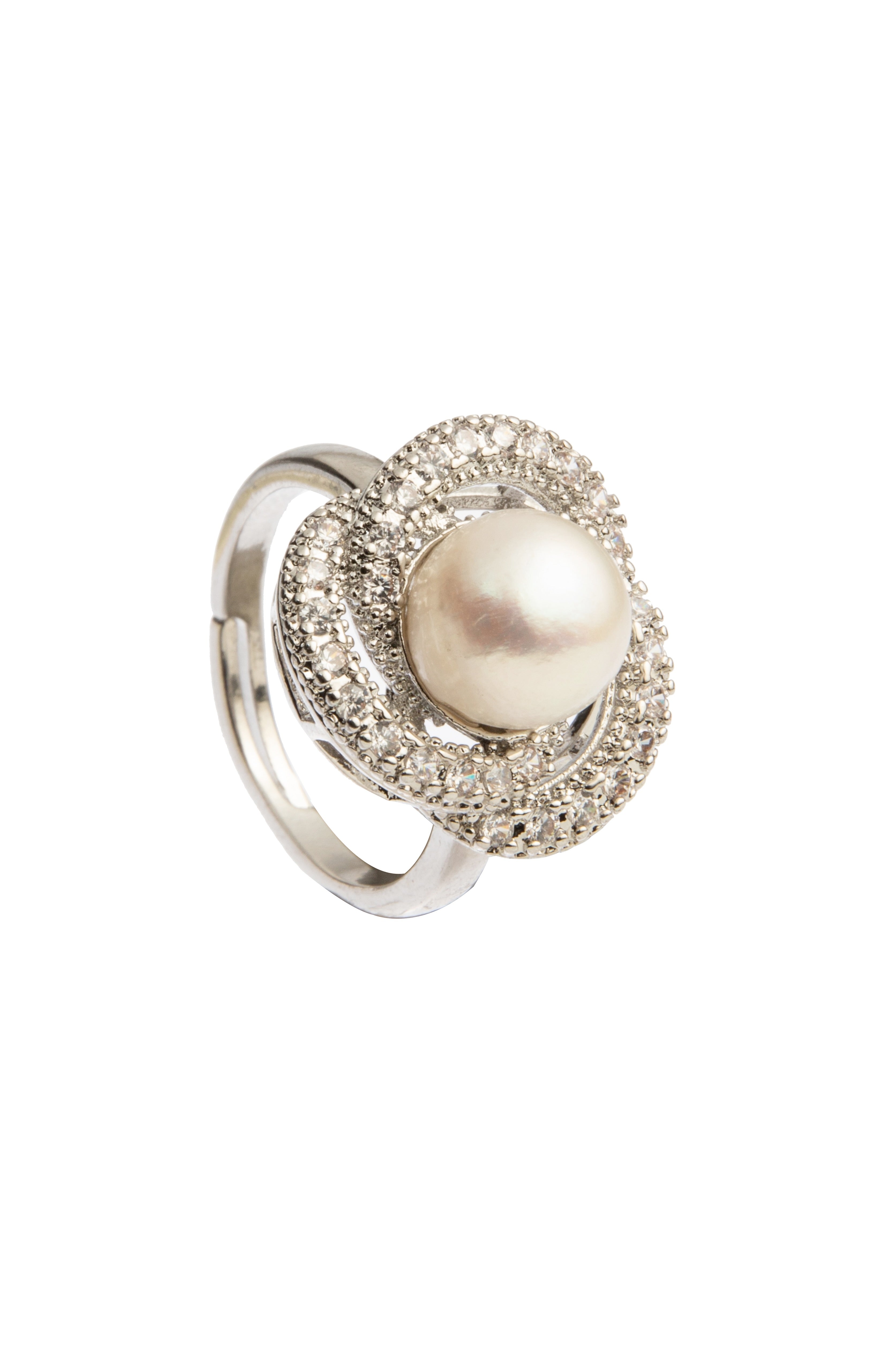 Glass Pearl Ring R2685