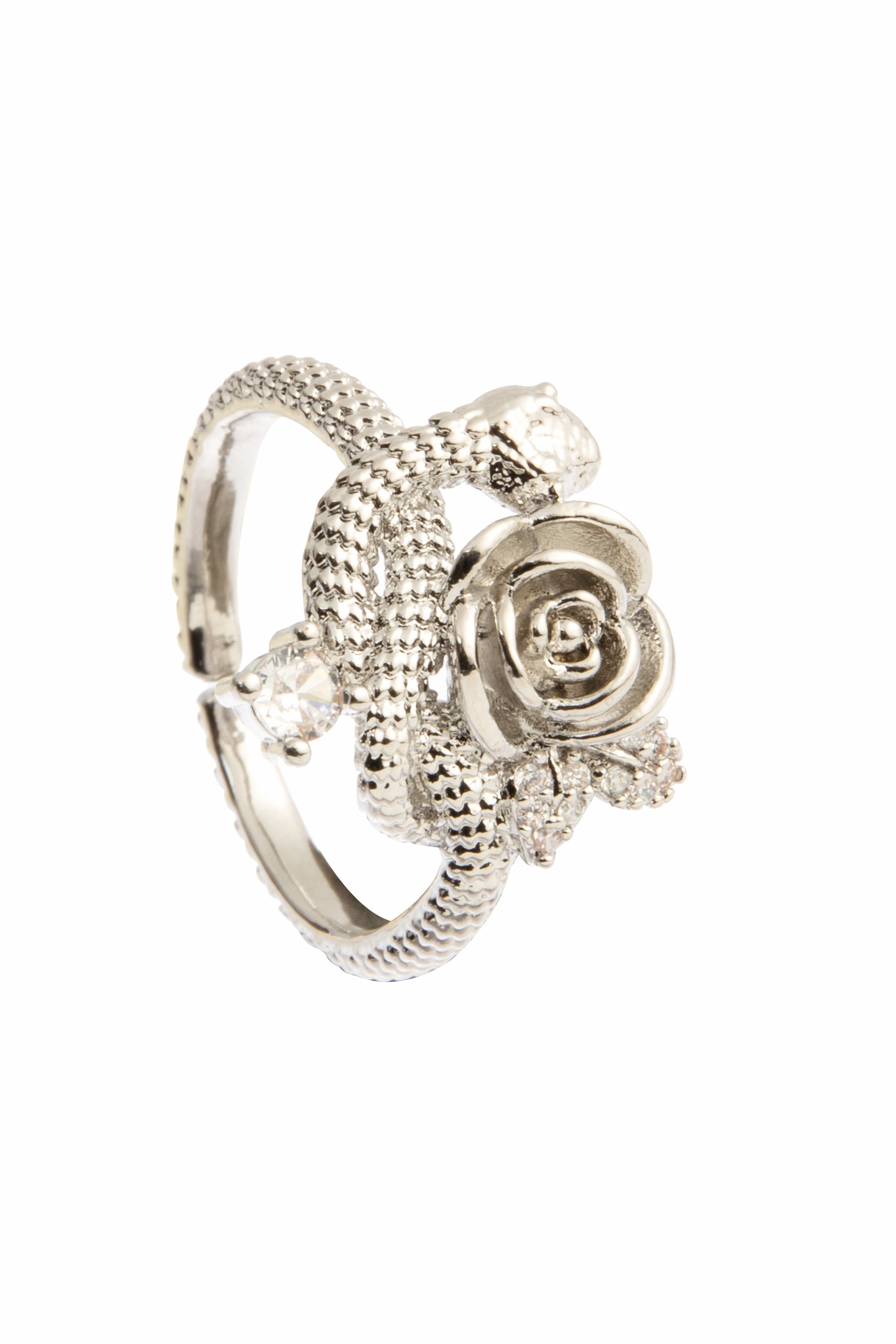 Rose Rhinestone Ring R2710