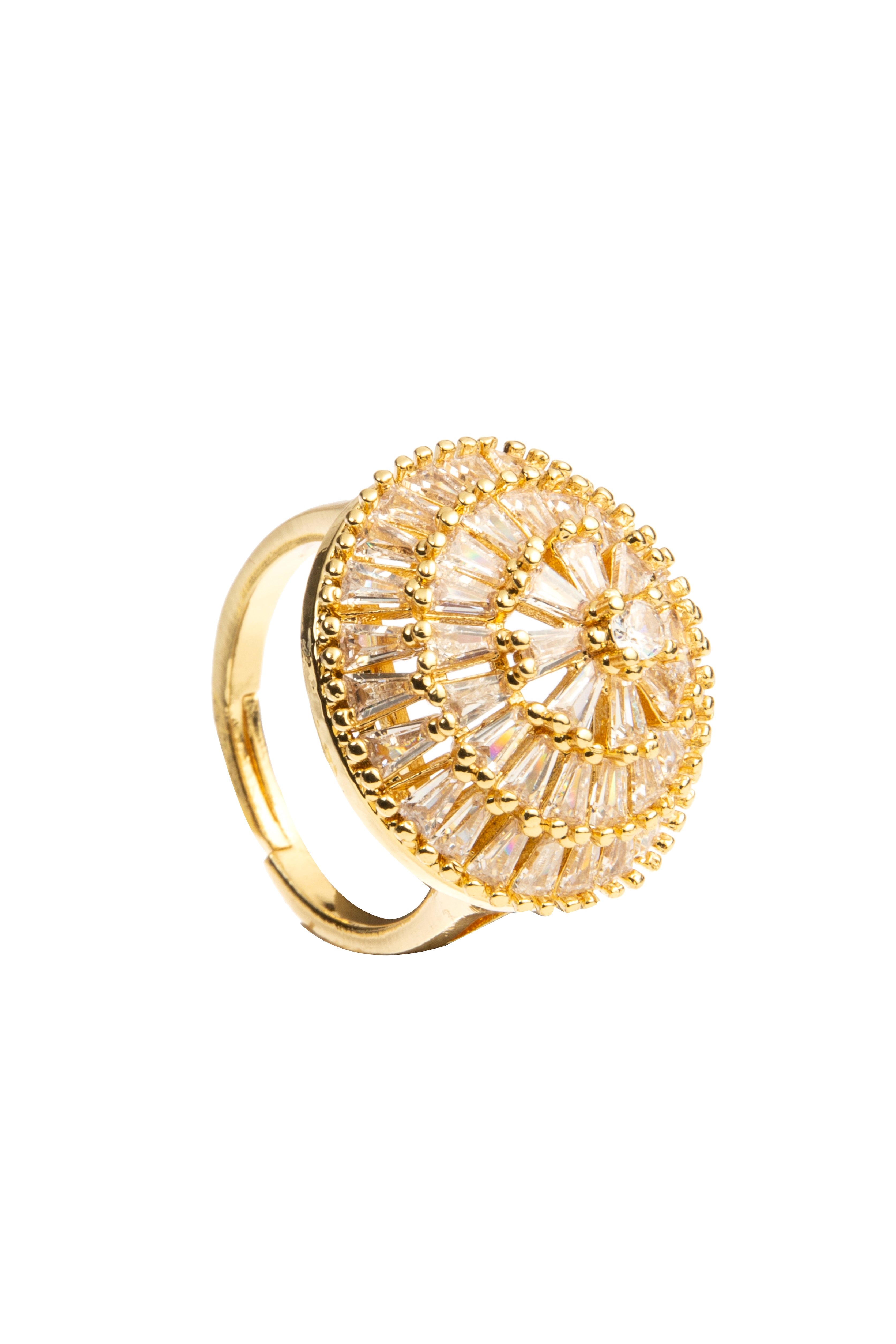 Circle Cubic Zirconia Ring R2728