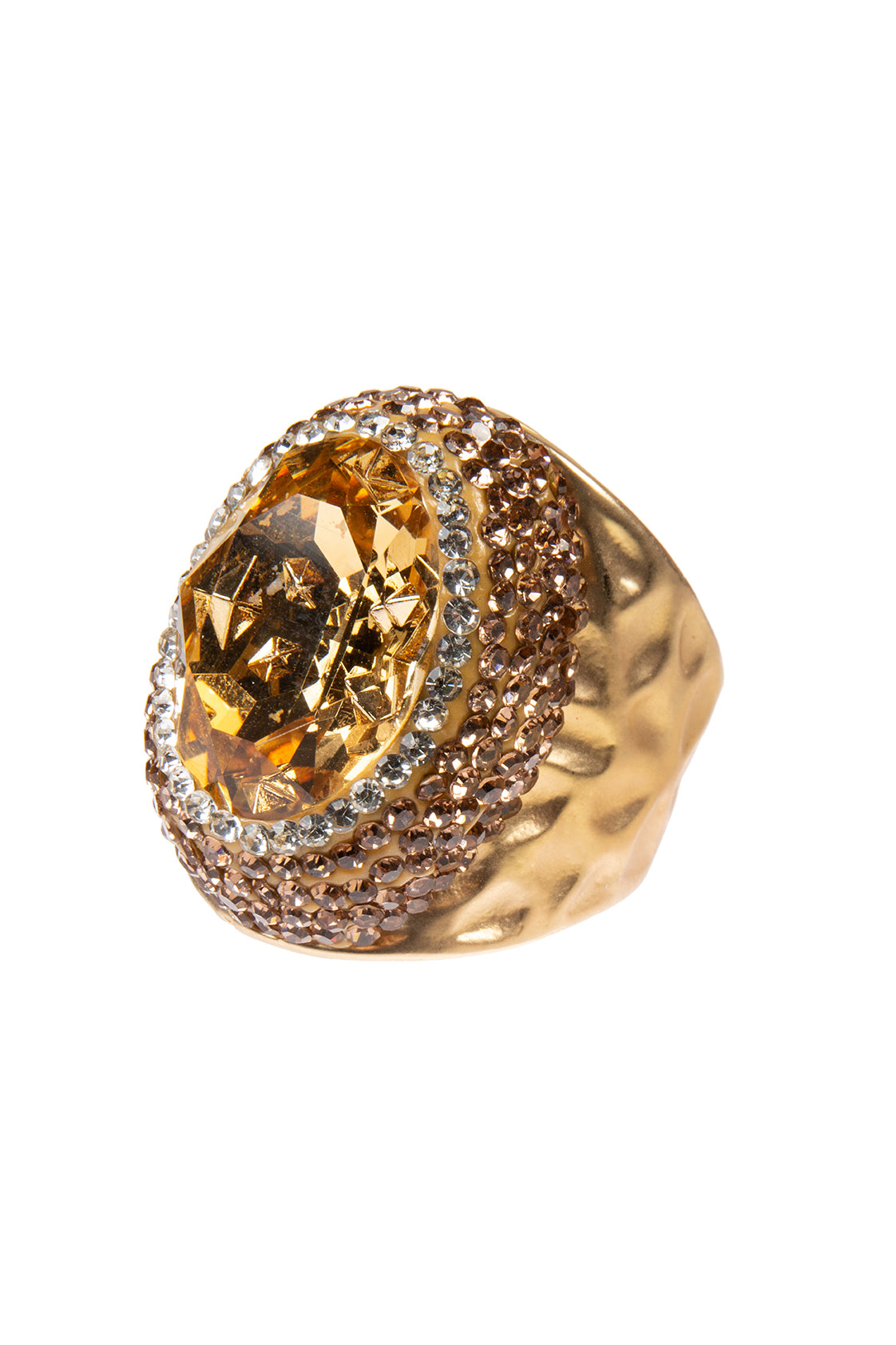 Glass Rhinestone Alloy Rings R2735