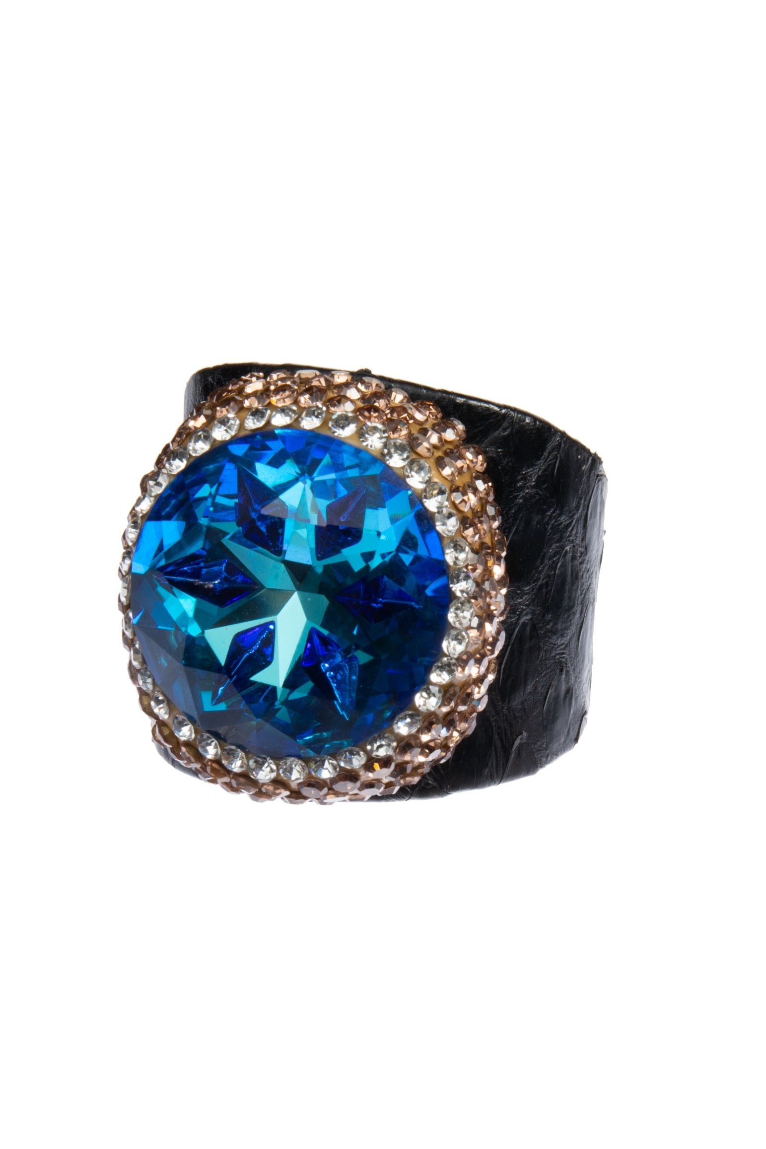 Glass Rhinestone Alloy Rings R2738