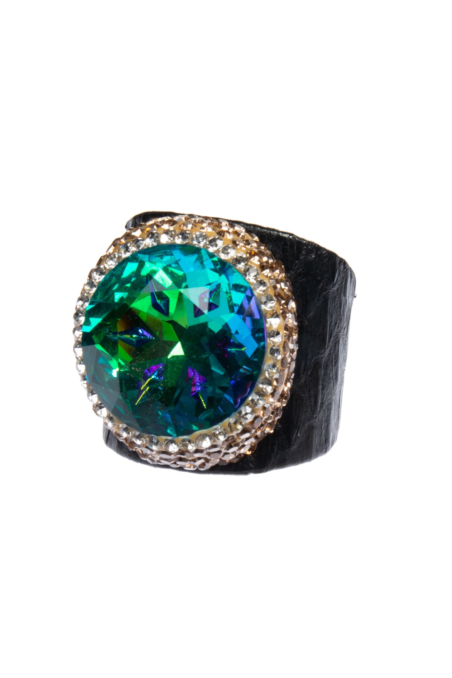 Glass Rhinestone Alloy Rings R2738