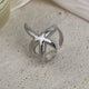 18K Gold Plated Irregular Starfish Ring R2758