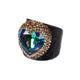 Heart Shape Crystal Leather Rings R2781