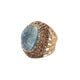 Druzy Rhinestone Alloy Rings R2789