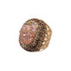 Druzy Rhinestone Alloy Rings R2789