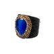 Composite Cymophane Leather Rings R2795