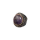 Amethyst Rhinestones Alloy Ring R2799