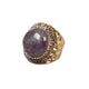 Amethyst Rhinestones Alloy Ring R2799