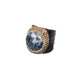 Blue Spot Jasper Leather Rings R2835