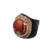 Red Jasper Leather Rings R2836