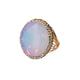 Round Crystal Alloy Ring R2849