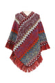 Knitted Tassel Shawl S0097