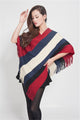 Striped Scarves Ponchos S0145