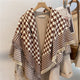 Houndstooth Pattern Cashmere Scarves S0192