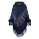 Collar Pullover Tassel Cape S0214