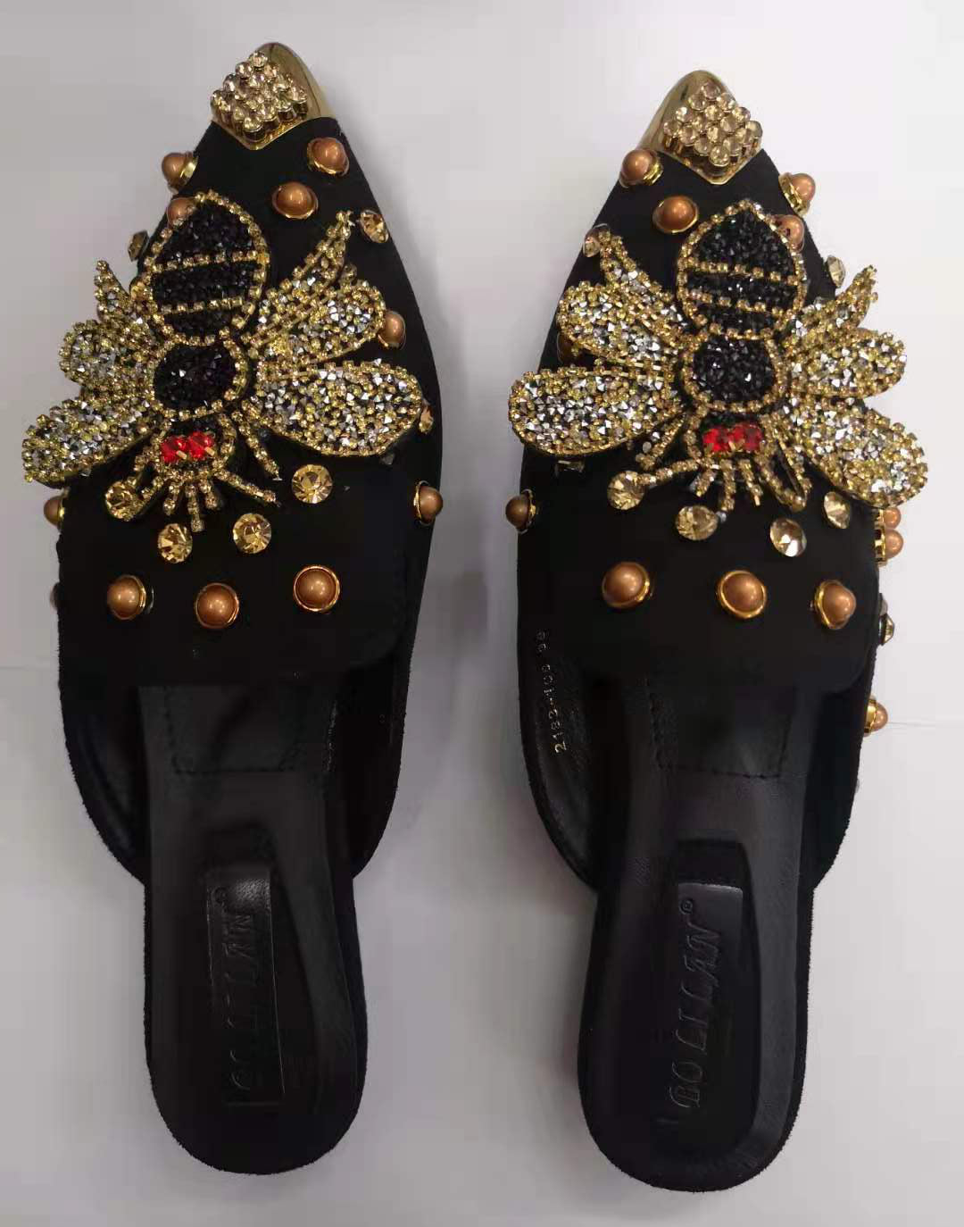 Sandalias con forma de abeja y diamantes de imitación SH0021 