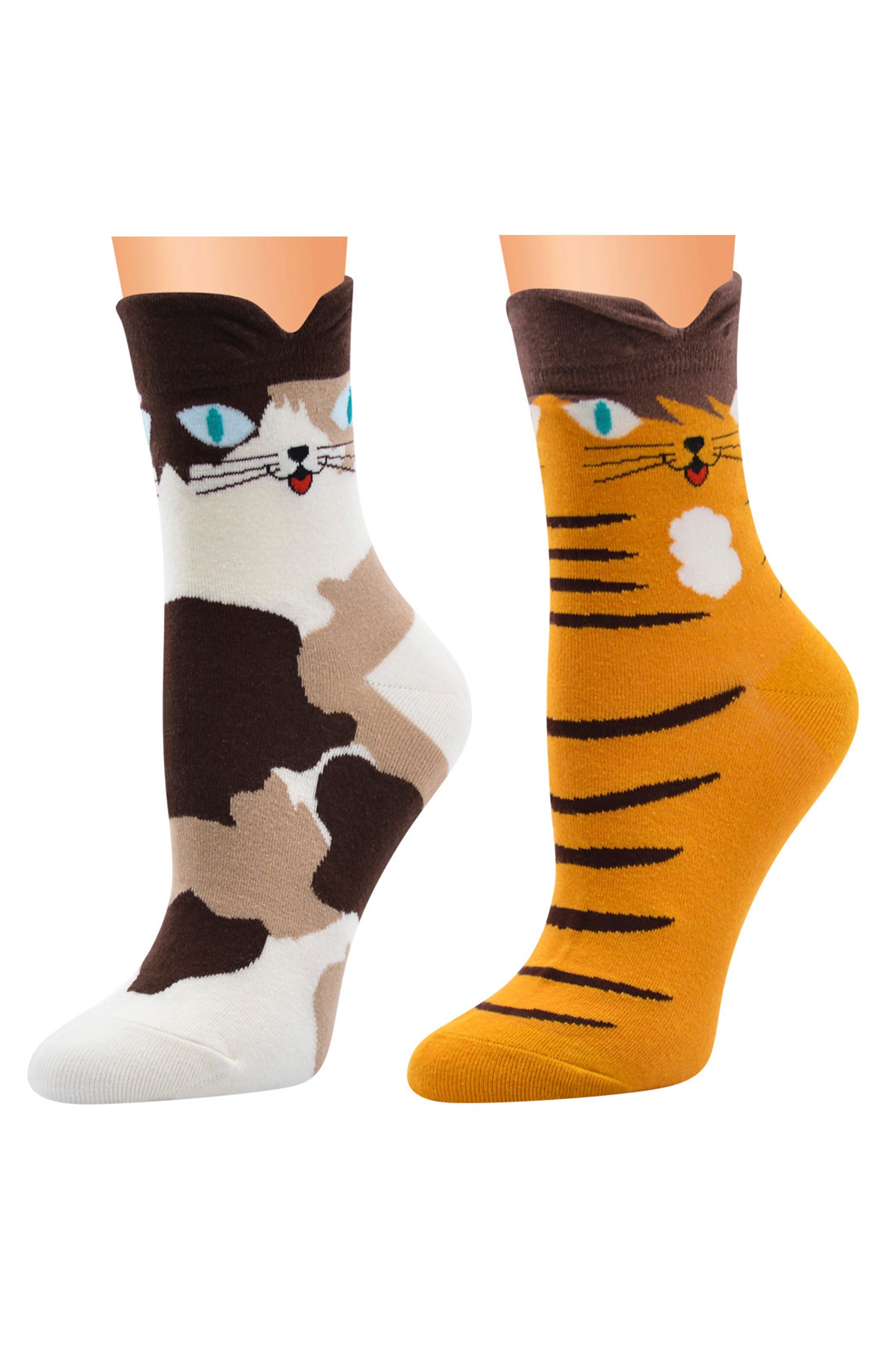 Juego de 2 pares de calcetines con estampado animal SK0011-SET