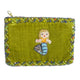 Mermaid Rectangular Velvet Coin Purse V0701