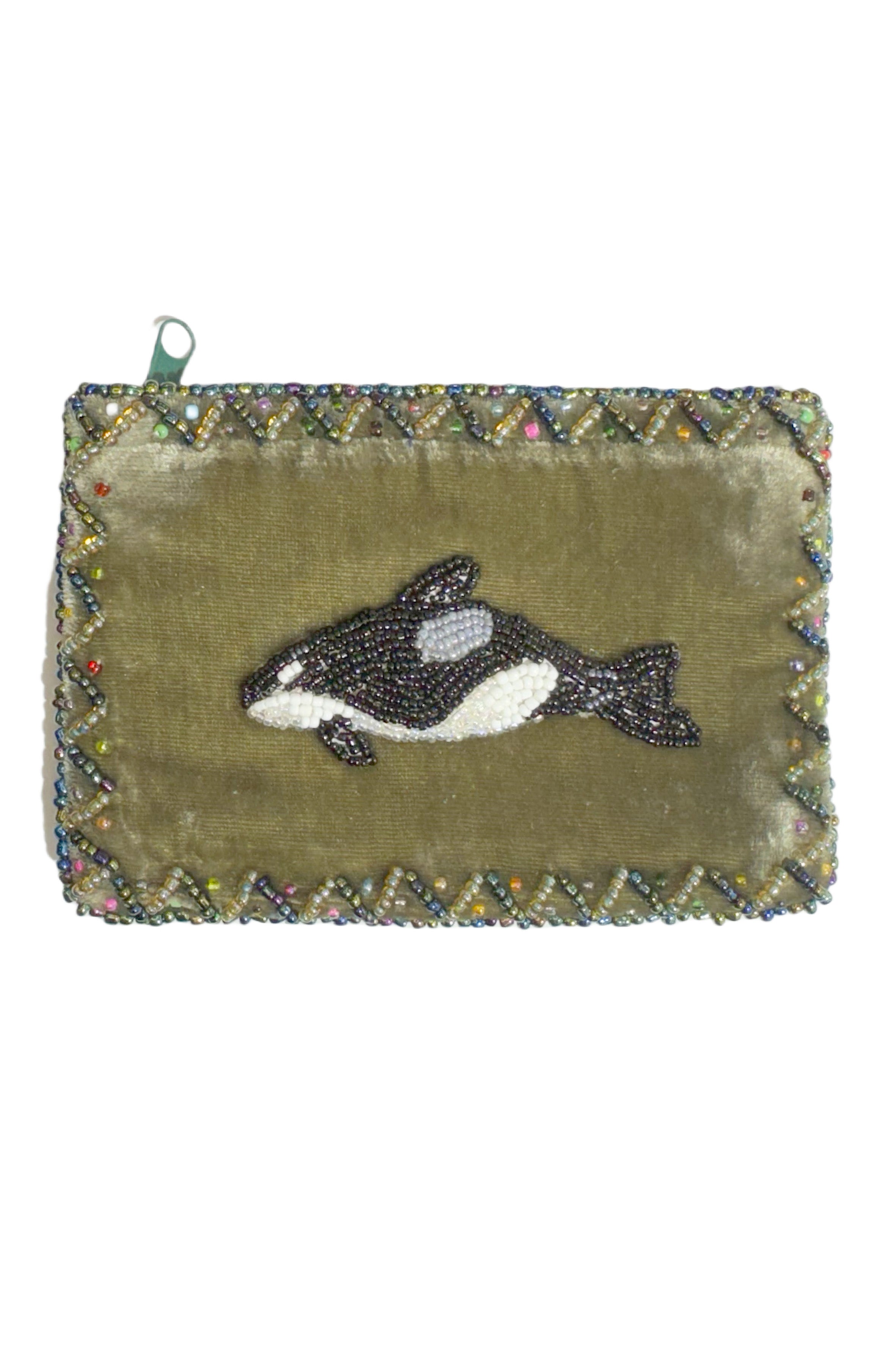 Orca Rectangle Velvet Coin Purse V0701 – Ole