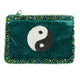 Ying Yang Tai Chi Rectangle Velvet Coin Purse V0701