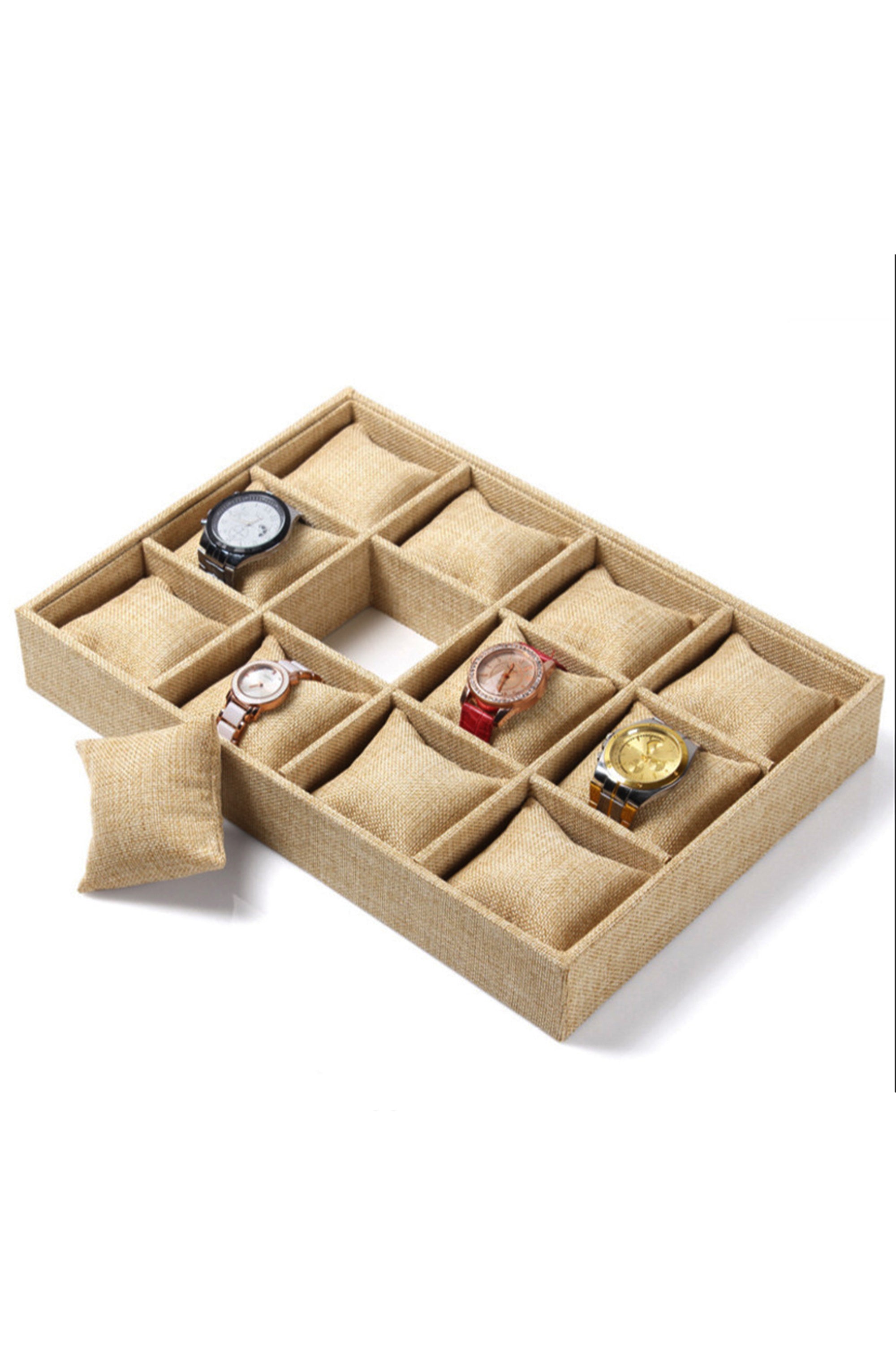 Bandeja de exhibición para relojes, pulseras y brazaletes W1289