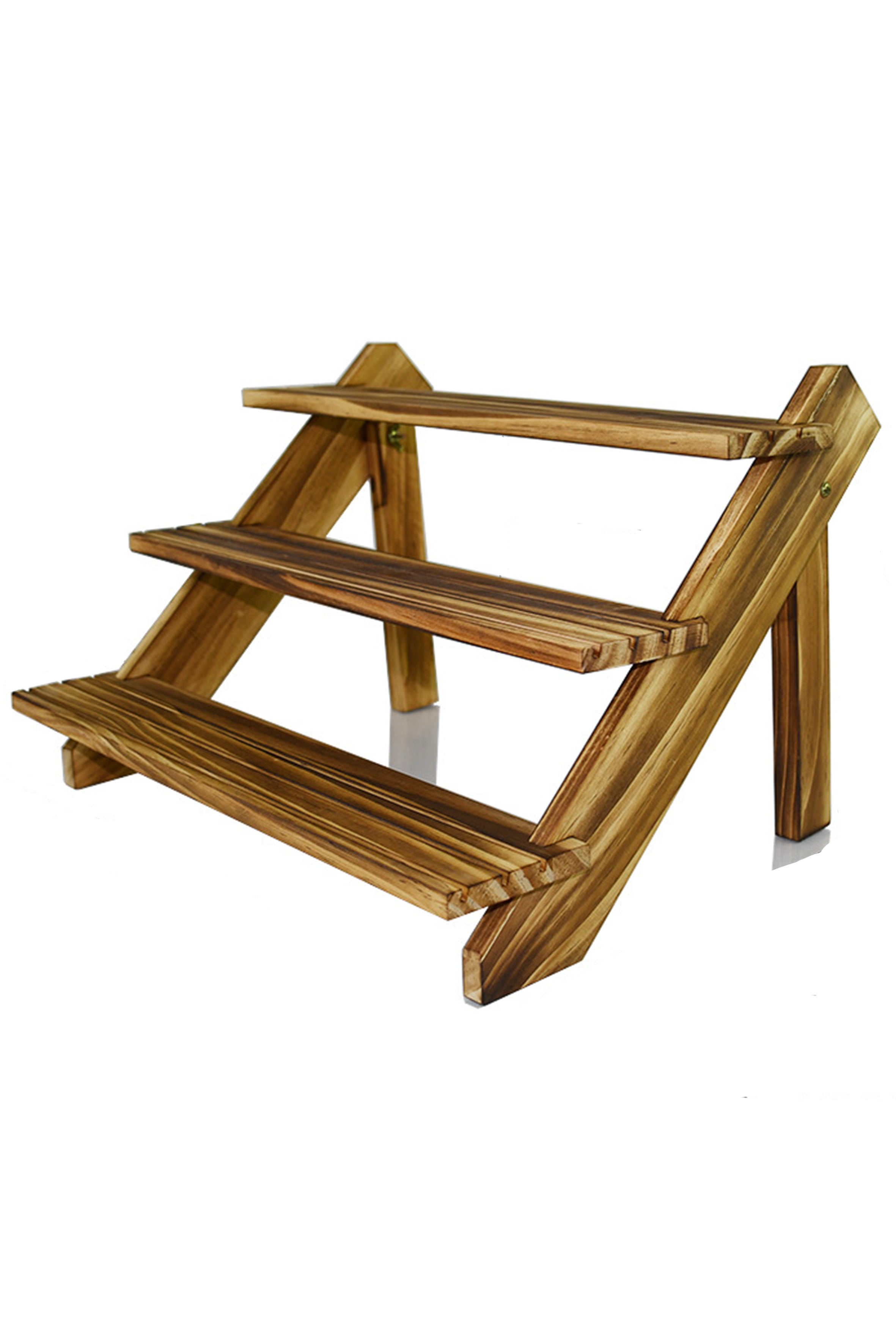 Wooden 3 Steps Jewelry display W1380