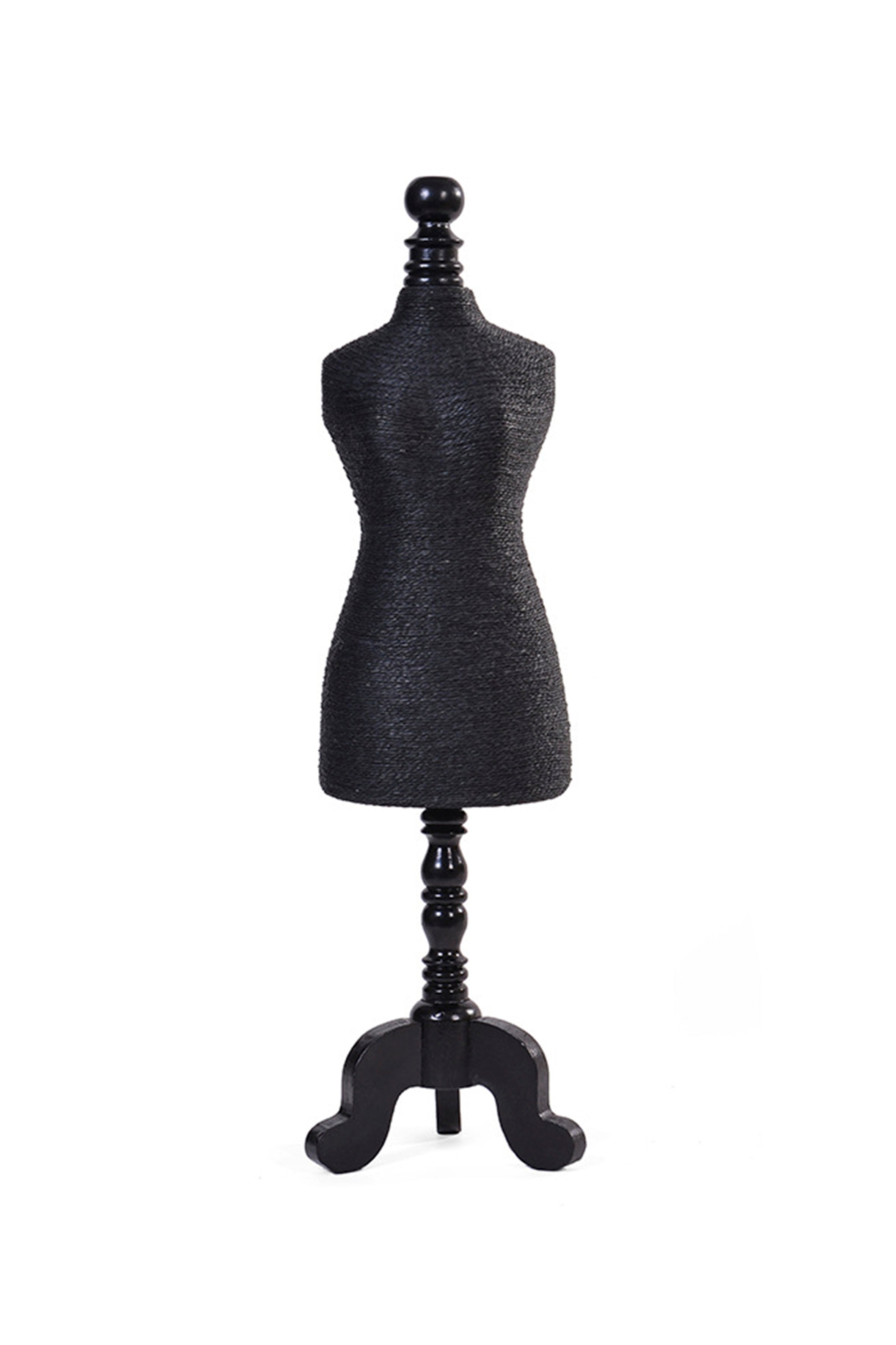 Expositor de joyas con retrato de paja W1409