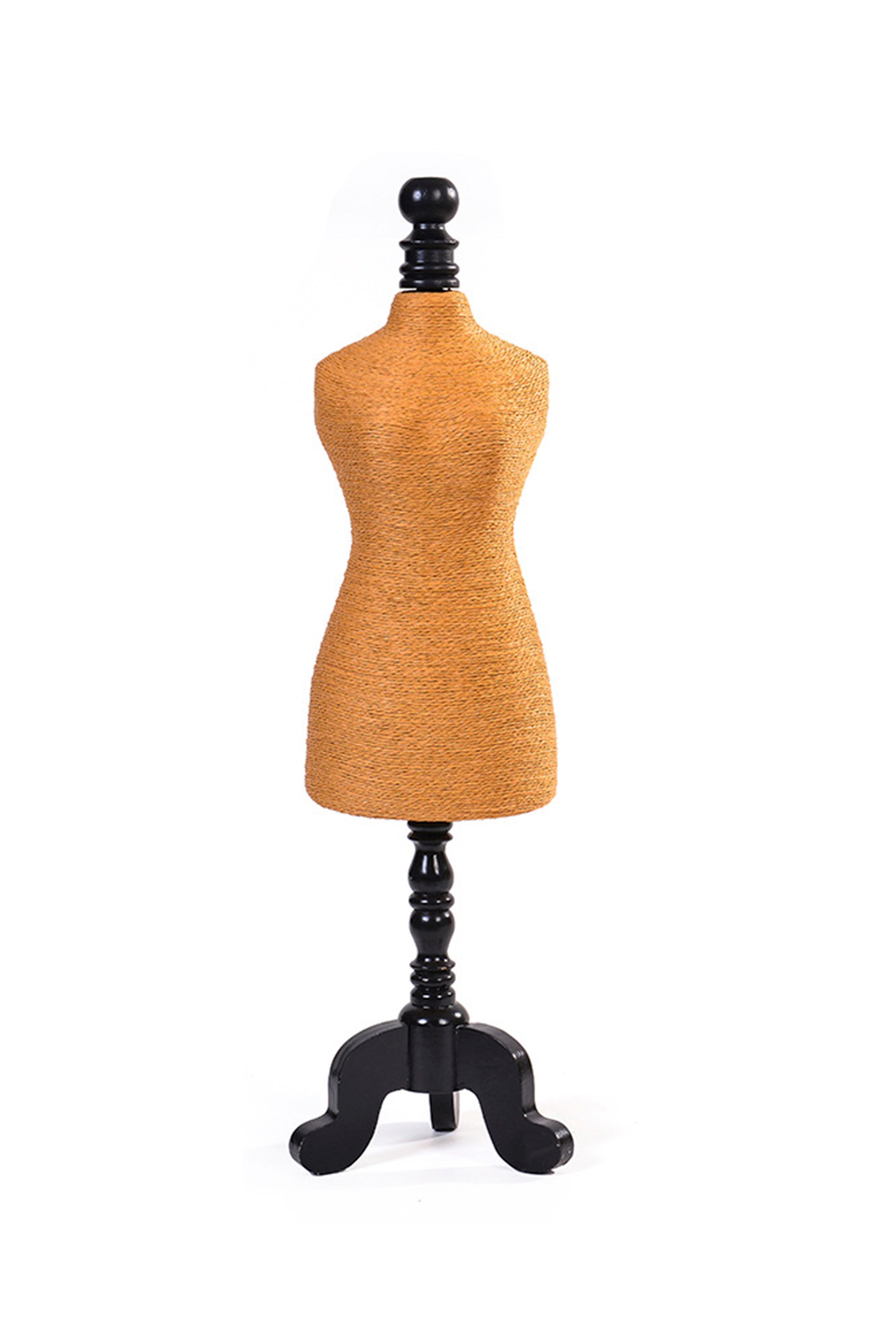 Expositor de joyas con retrato de paja W1409