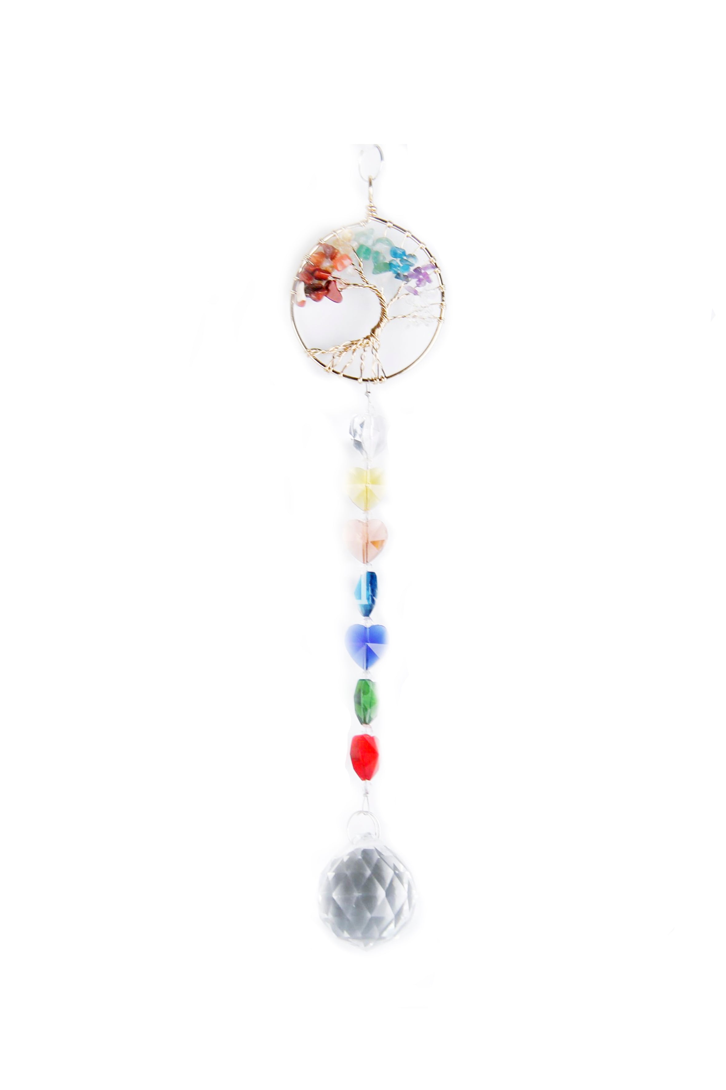 Tree Of Life Crystal Ball Sun Catcher W1480
