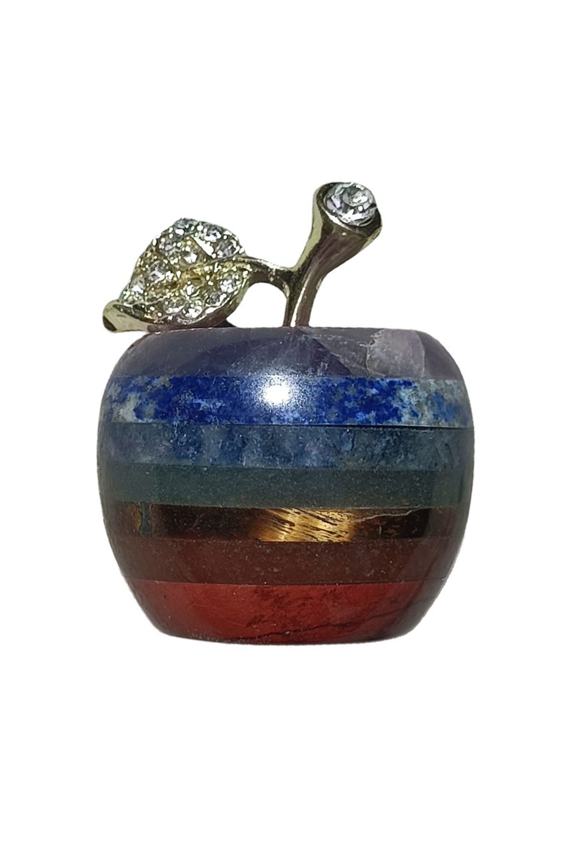 Adorno de piedra natural de manzana W1583