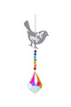 Hummingbird Teardrop Crystal Suncatcher W1592