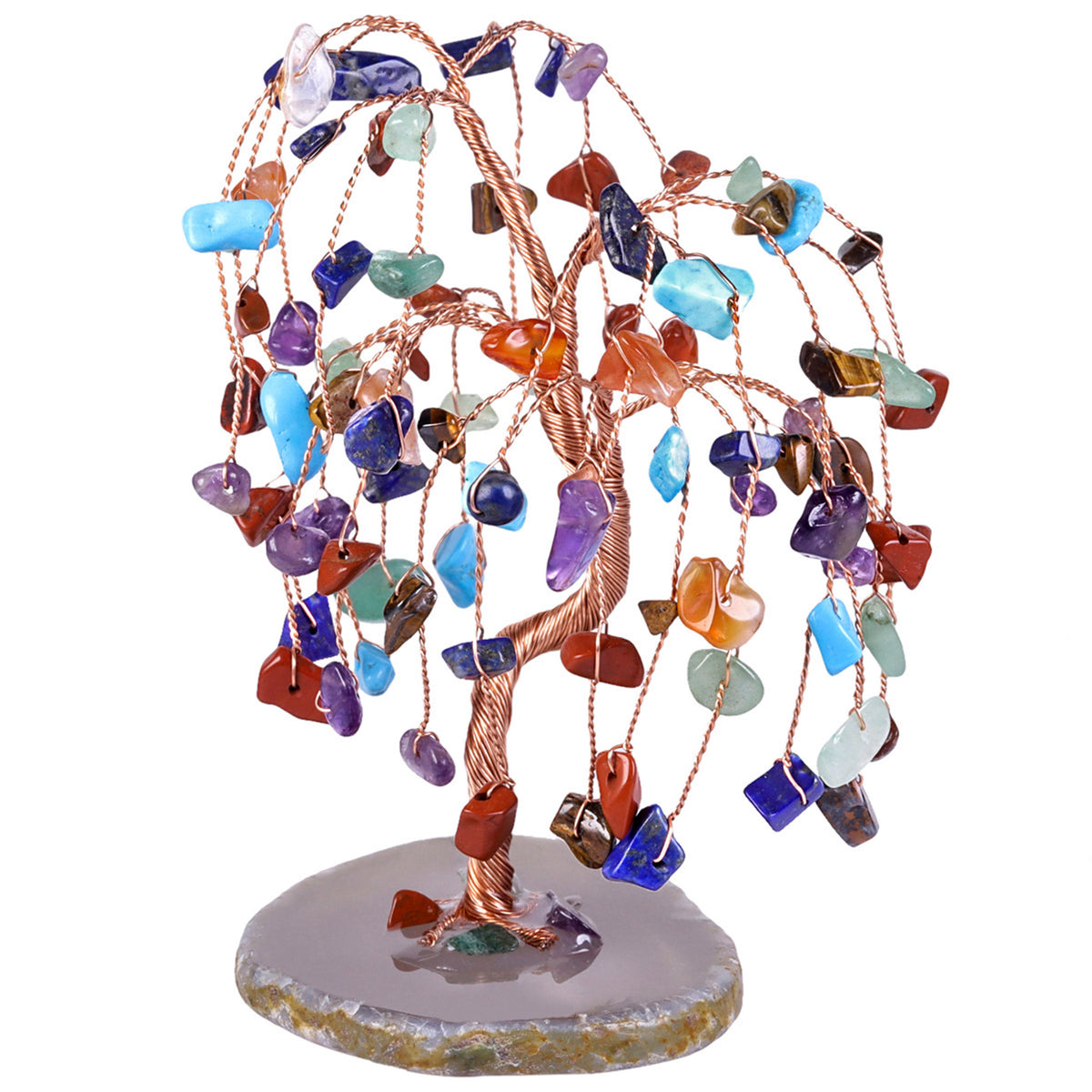 Natural Stone Fortune Tree Ornament W1644 – Ole