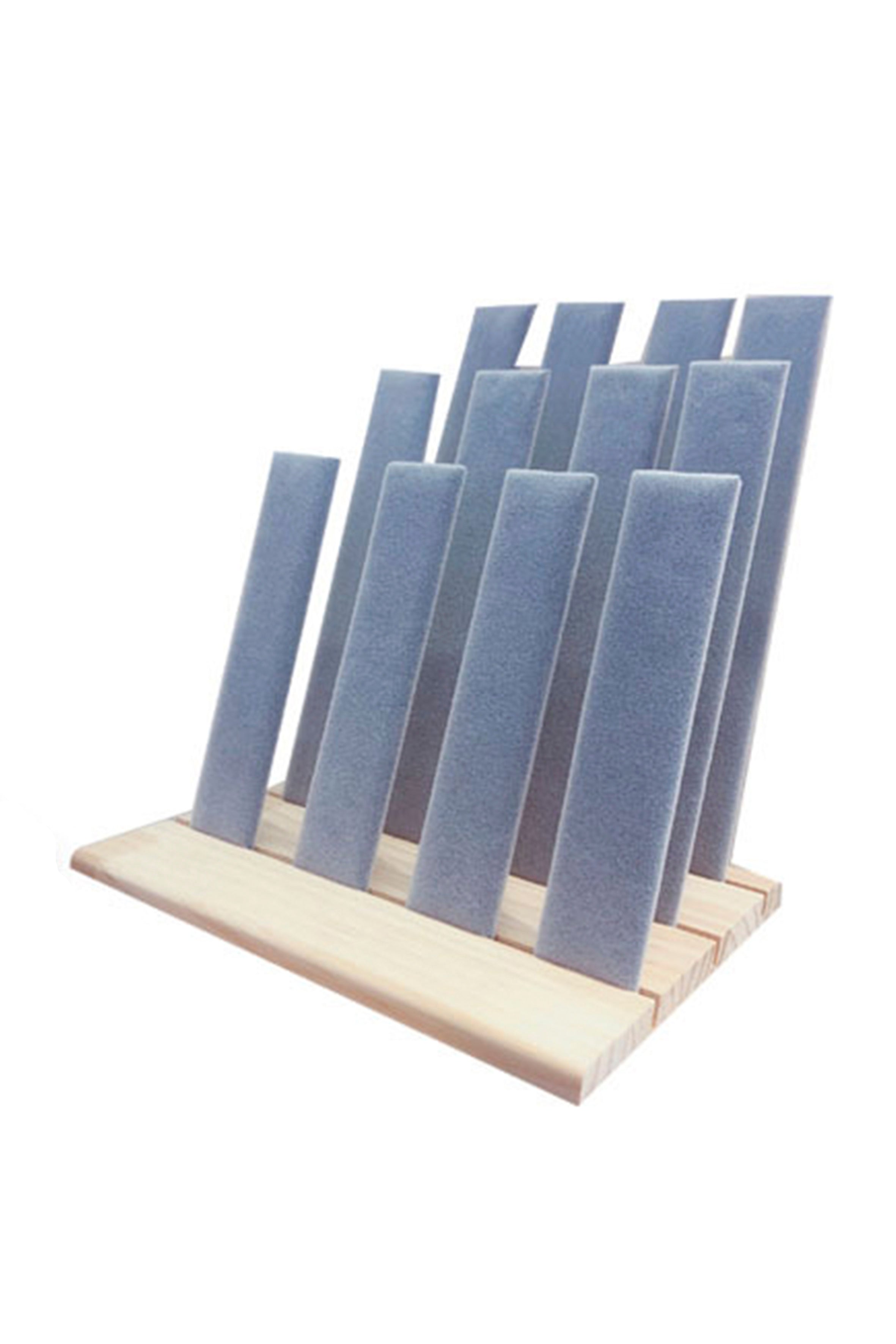 Accessories Wooden Three Rows Display Stand W1657