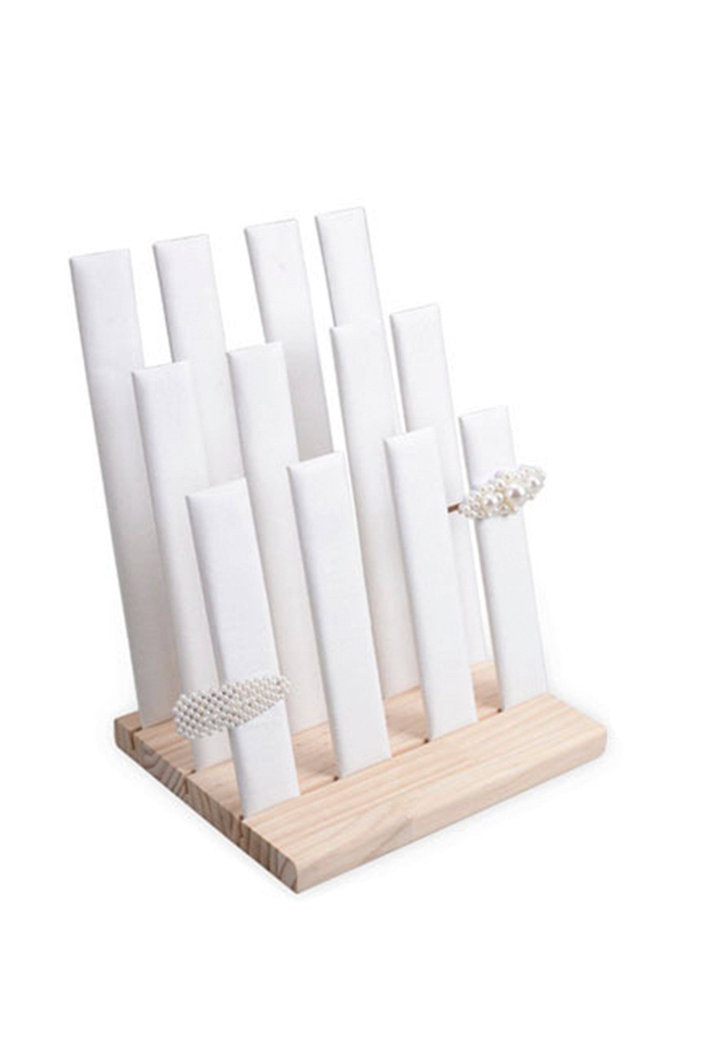 Accessories Wooden Three Rows Display Stand W1657