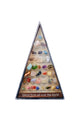 Adorno triangular de piedra natural mineral de 36 tipos W1693