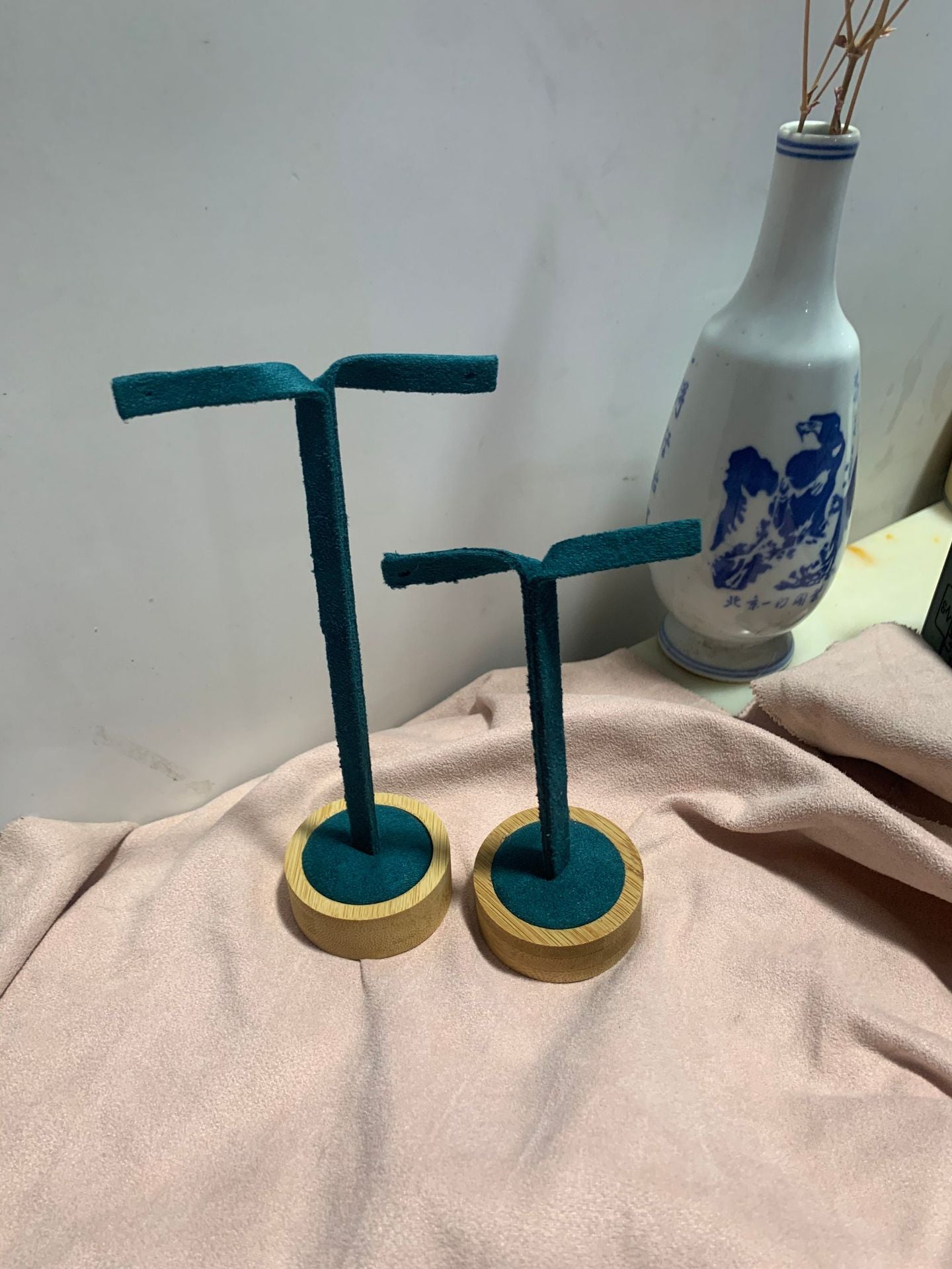 Juego de exhibición de aretes en forma de T W1713