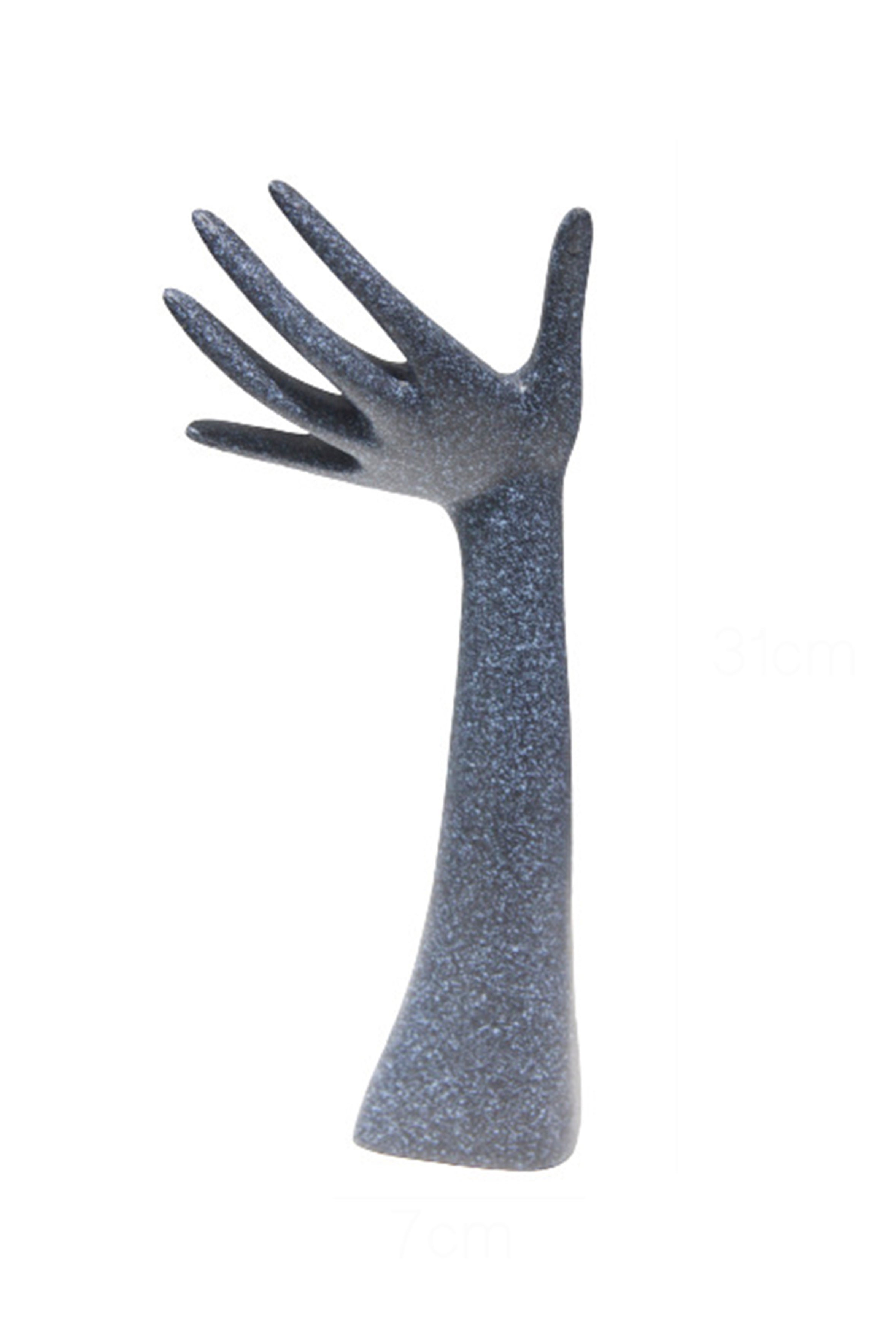 Expositor de resina con forma de mano de palo largo W1728