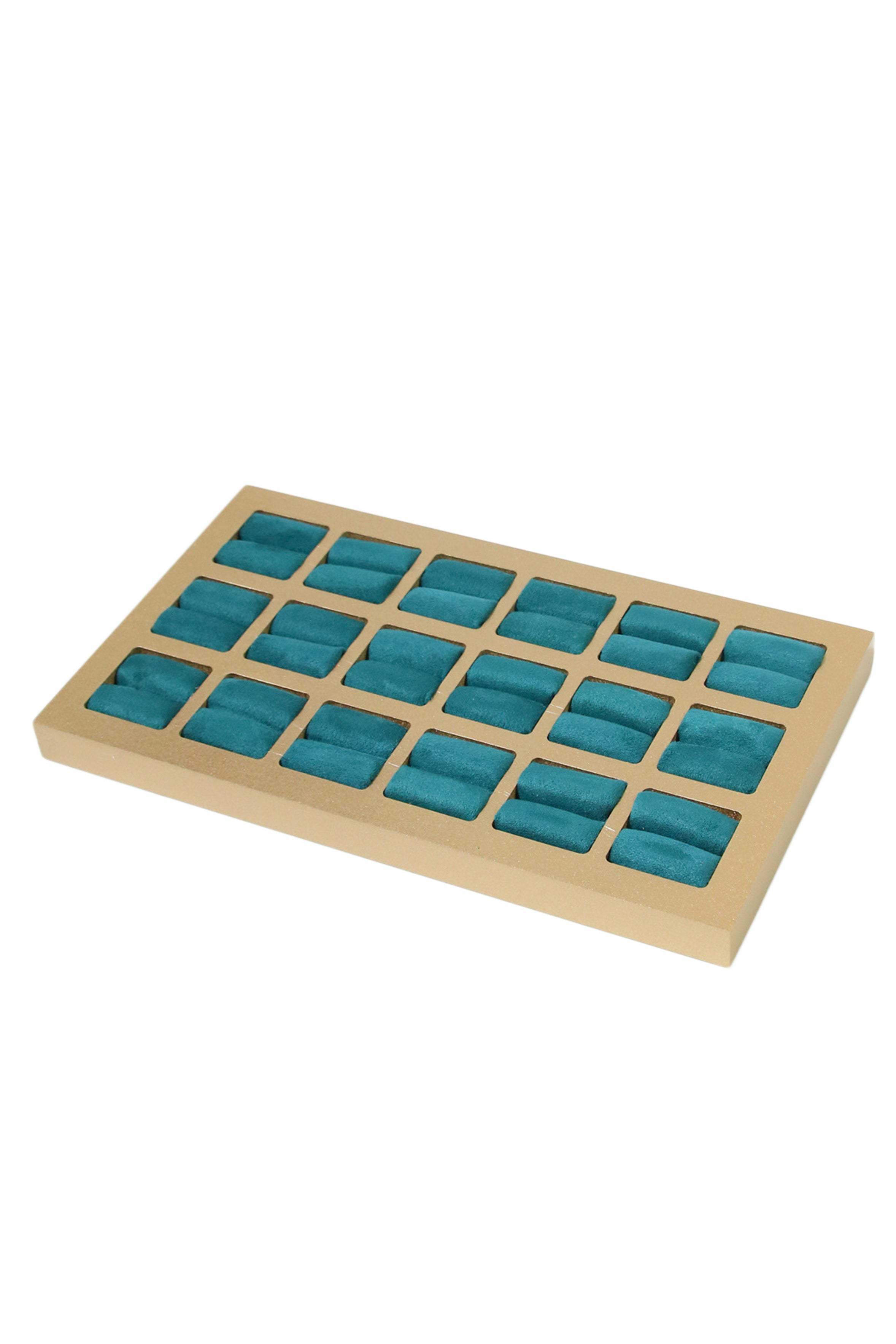 18 Bits Jewelry Flannel Display Tray W1735