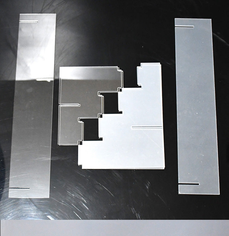 Expositor acrílico de madera de 5 pisos W1737