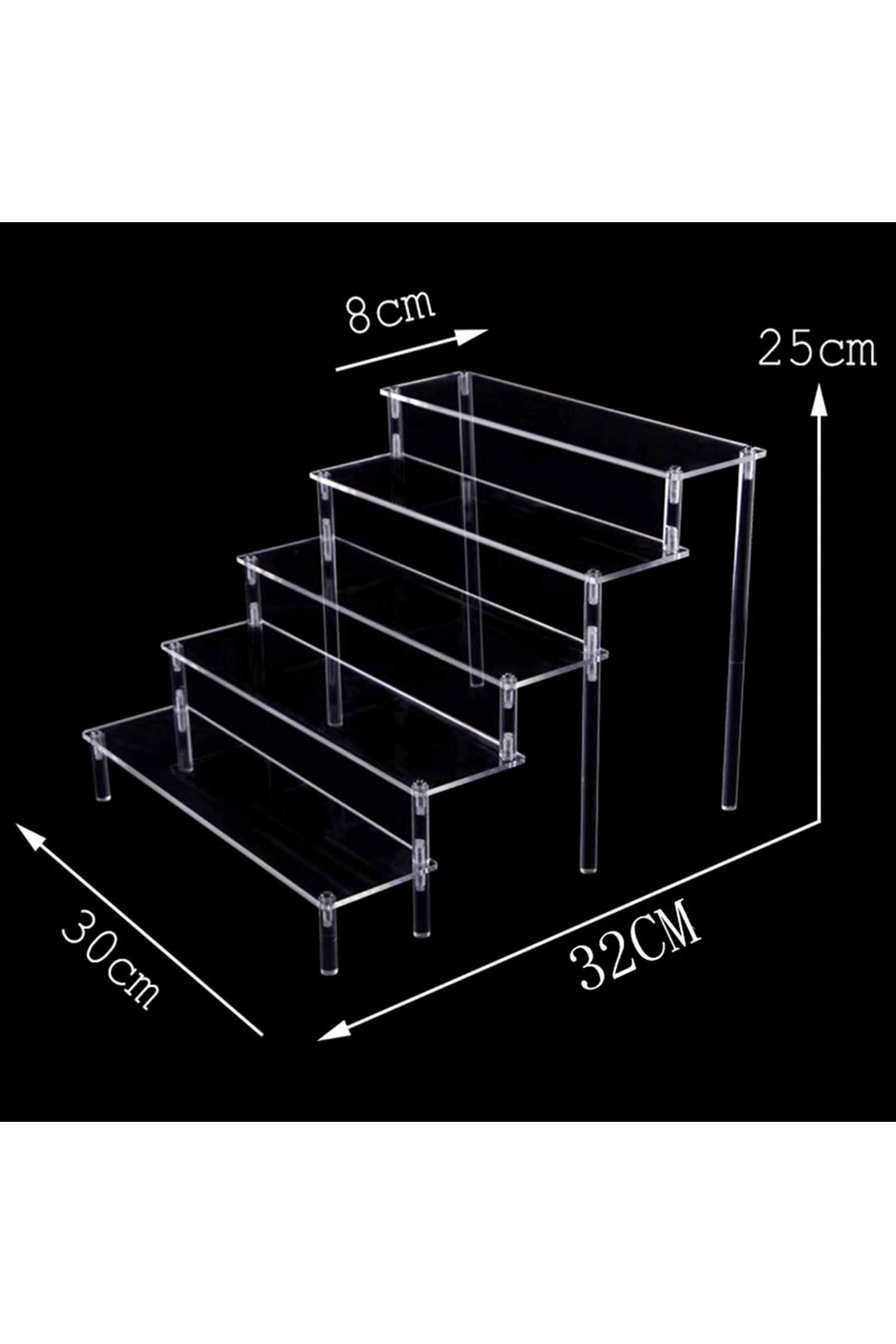 5 Floor Step Acrylic Accessoires Display W1747