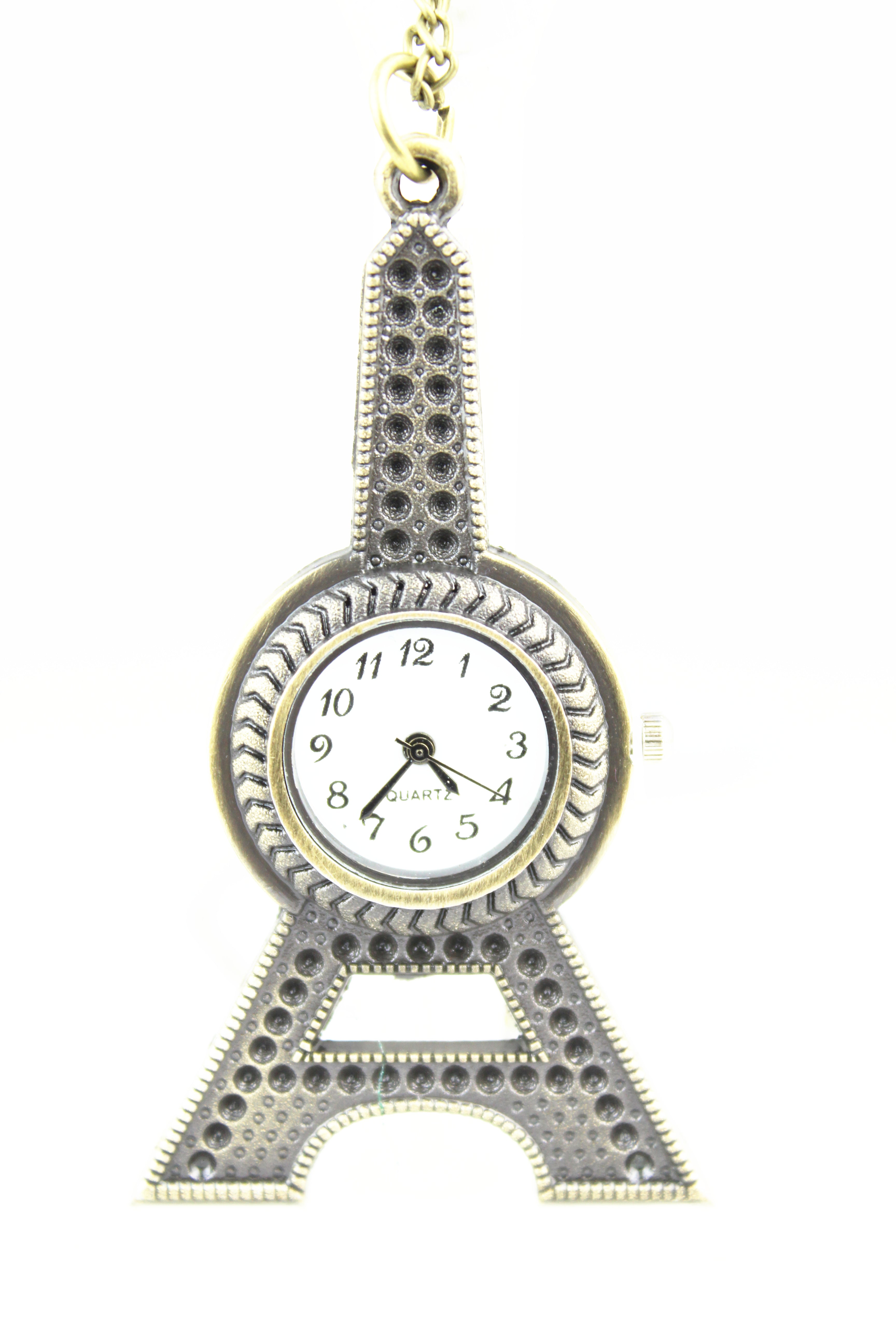 Eiffel Tower Watch Necklace WH0129