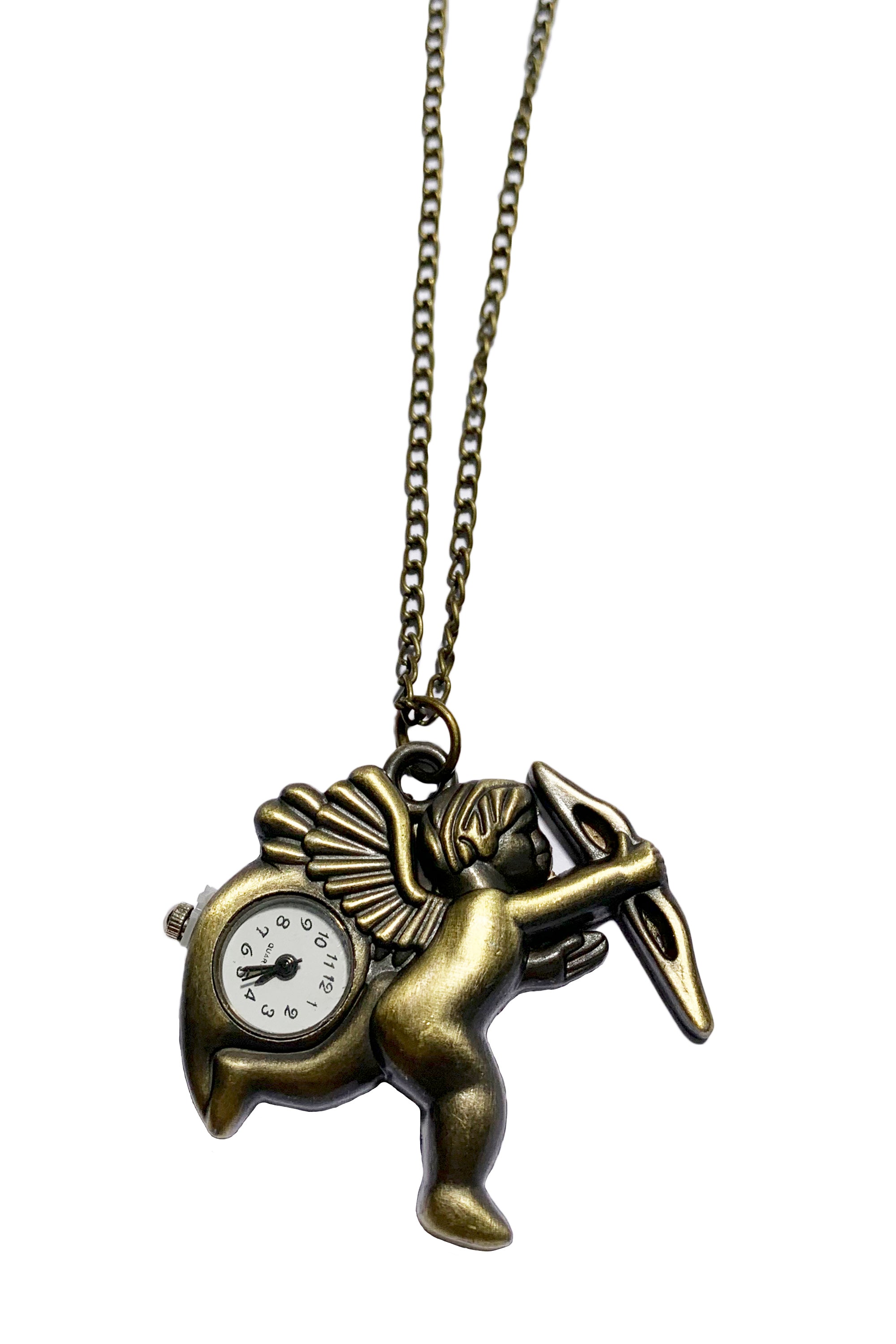 Collar con reloj de Cupido WH0152